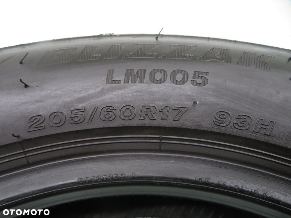 1x 205/60R17 OPONA ZIMOWA Bridgestone Blizzak LM005 93H - 5