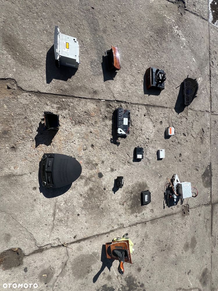 Mercedes w211 w 211 lift radio panel sterowania licznik schowek moduł komfortu moduł haka moduł air bag moduł pdc włącznik świateł lewarek biegów - 1