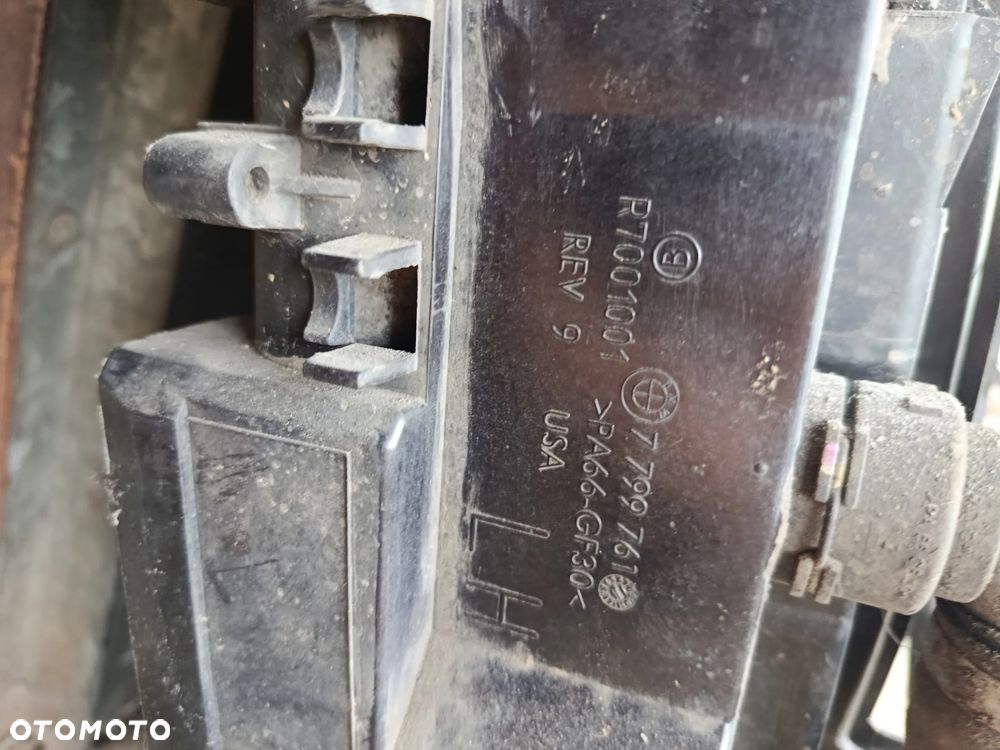 BMW X5 E70  LIFT KOMPLET CHŁODNIC WENTYLATOR 7586775 - 9