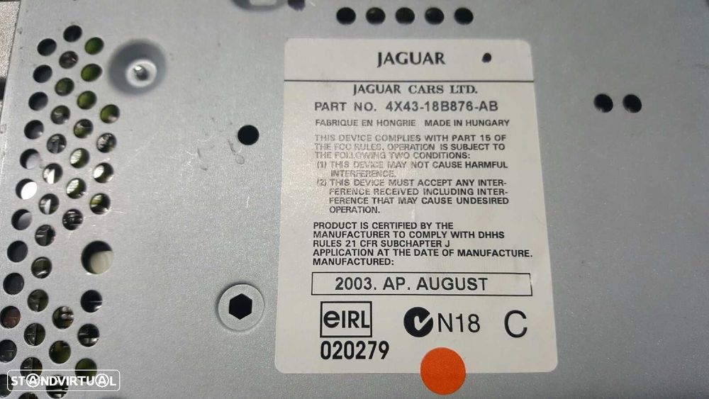 SISTEMA AUDIO / RADIO CD JAGUAR X-TYPE 2.0 V6 - 10