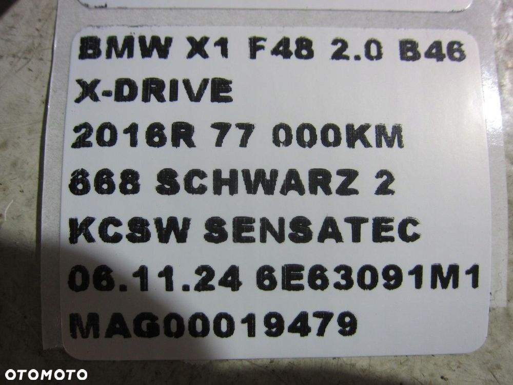 BMW X1 F48 DESKA ROZDZIELCZA KONSOLA 6969855 HEAD UP CZARNA 51456969855 - 9