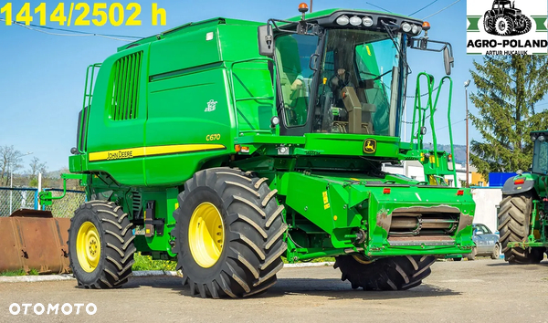 John Deere C 670 - 2010 ROK - 1414 h - 7,6 M