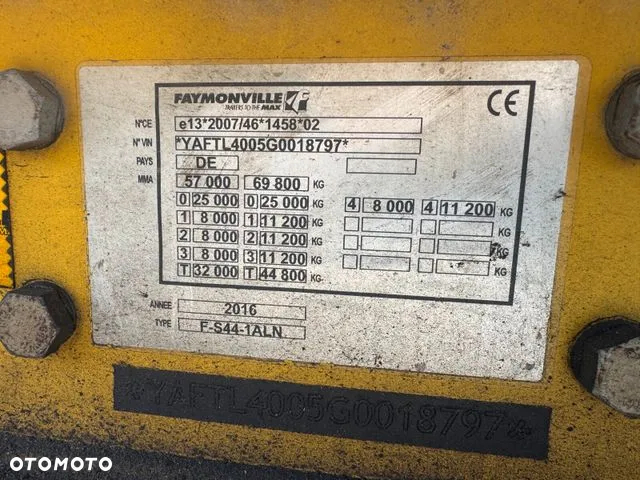 Faymonville F-S44-1ALN NACZEPA NISKOPODWOZIOWA - 20