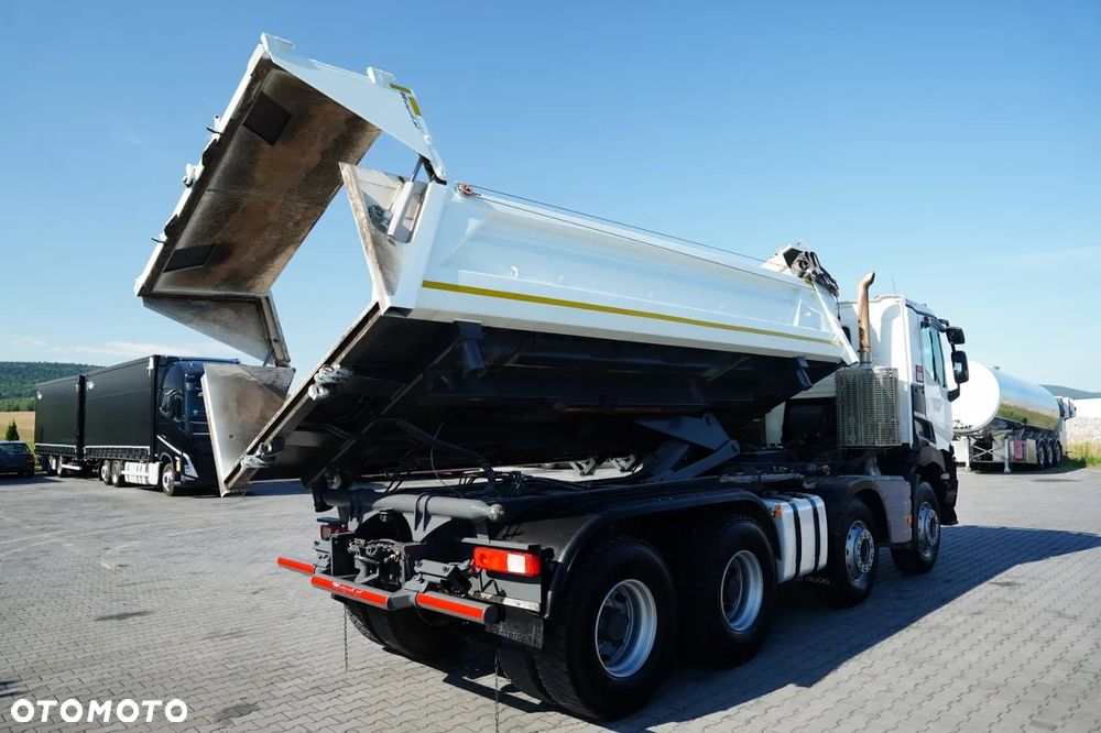 Renault C 480 / 8x4 / WYWROTKA DWUSTRONNA - 6M / HYDROBURTA /  HYDROKLAPA /  BORDAMATIC / PLANDEKA AUTOMATYCZNA - 10