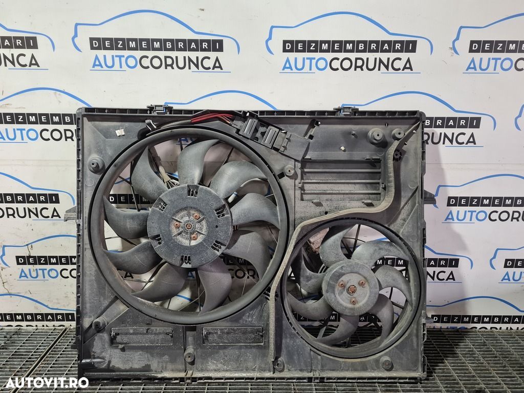Electroventilator Porsche Cayenne Facelift 3.0 D 2007 - 2010 Automata (1060) 7L0121208J - 1