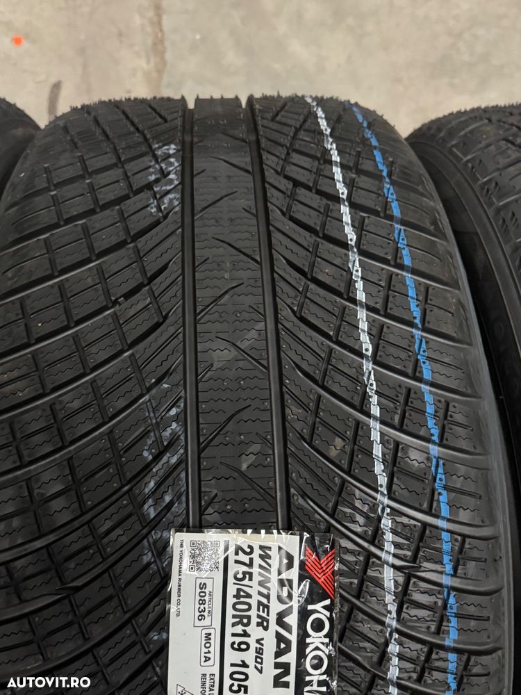 Vând set anvelope 245/45/19-275/40/19 Yokohama de iarnă MO1 noi - 4