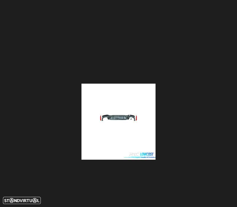 DIFUSOR BMW G30 G31 LOOK M5 PRETO MATE - 2