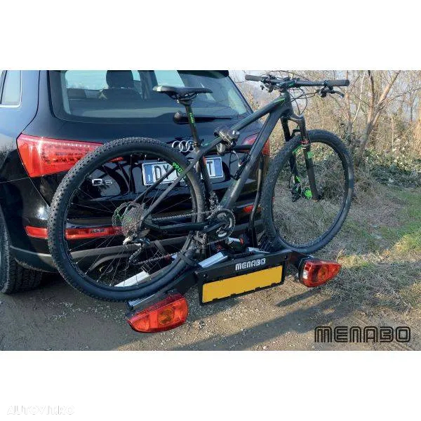 Suport biciclete Menabo Altair pentru 2 biciclete cu prindere pe carligul de remorcare, Nou_Pret importator, emitem Factura & Garantie - 4