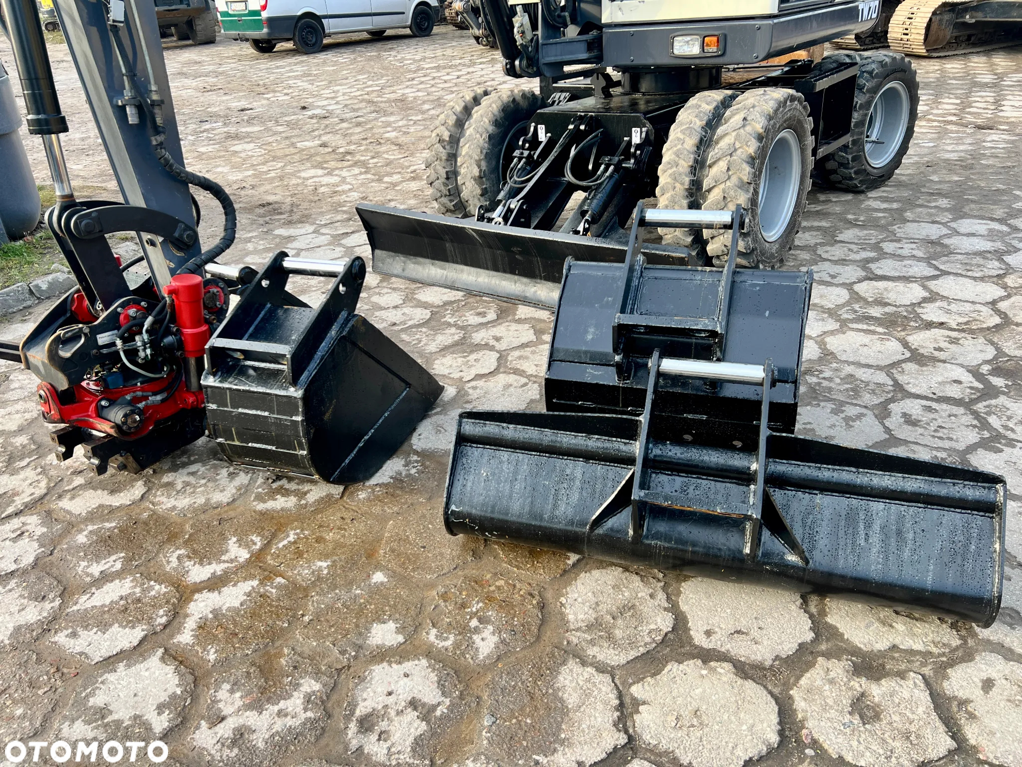 Terex koparka kołowa TW70 3 ŁYŻki + widły, Rototilt, 5000mtg - 11