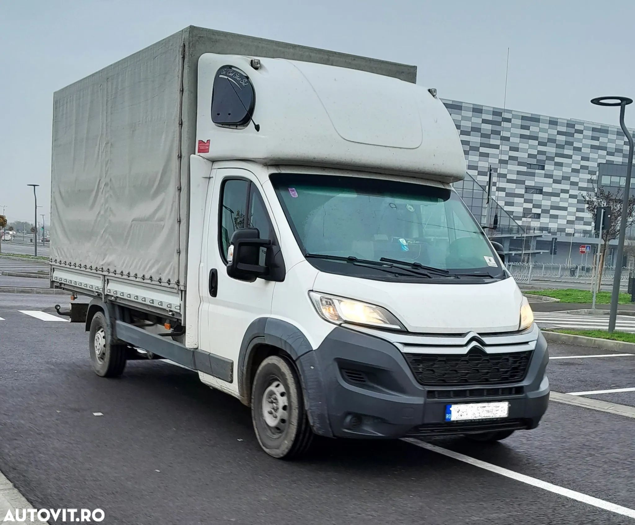 Citroën JUMPER Prelata 2,2HDI * Motor nou 0km *Cabina dormit *Tahograf* Webasto* - 1