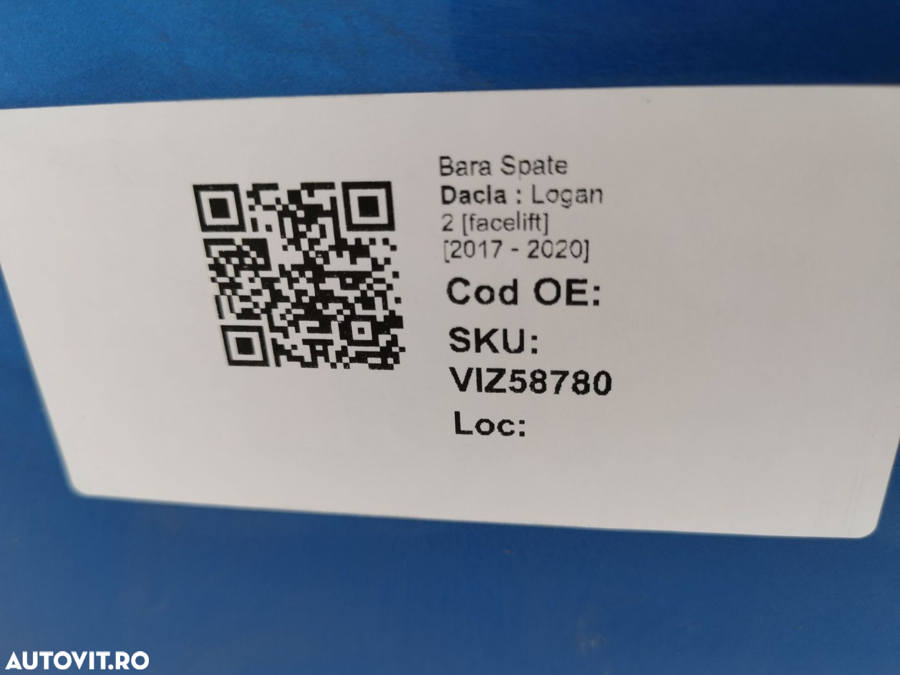 Bara Spate Stepway Dacia  Logan 2 [facelift] [2017 - 2020] Originala I - 8