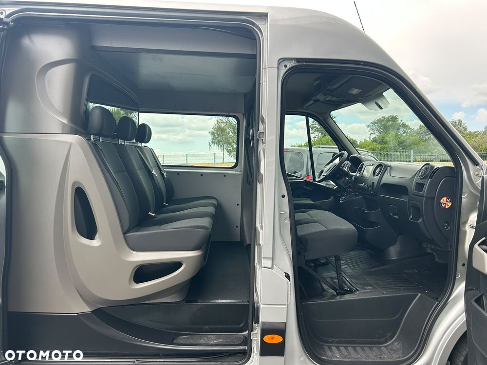 Renault Master 2.3 DCI 170KM L3H2 Brygadówka 6 OSÓB **Klima**2017R**DOKA**Dubel kabina**Super stan** - 7