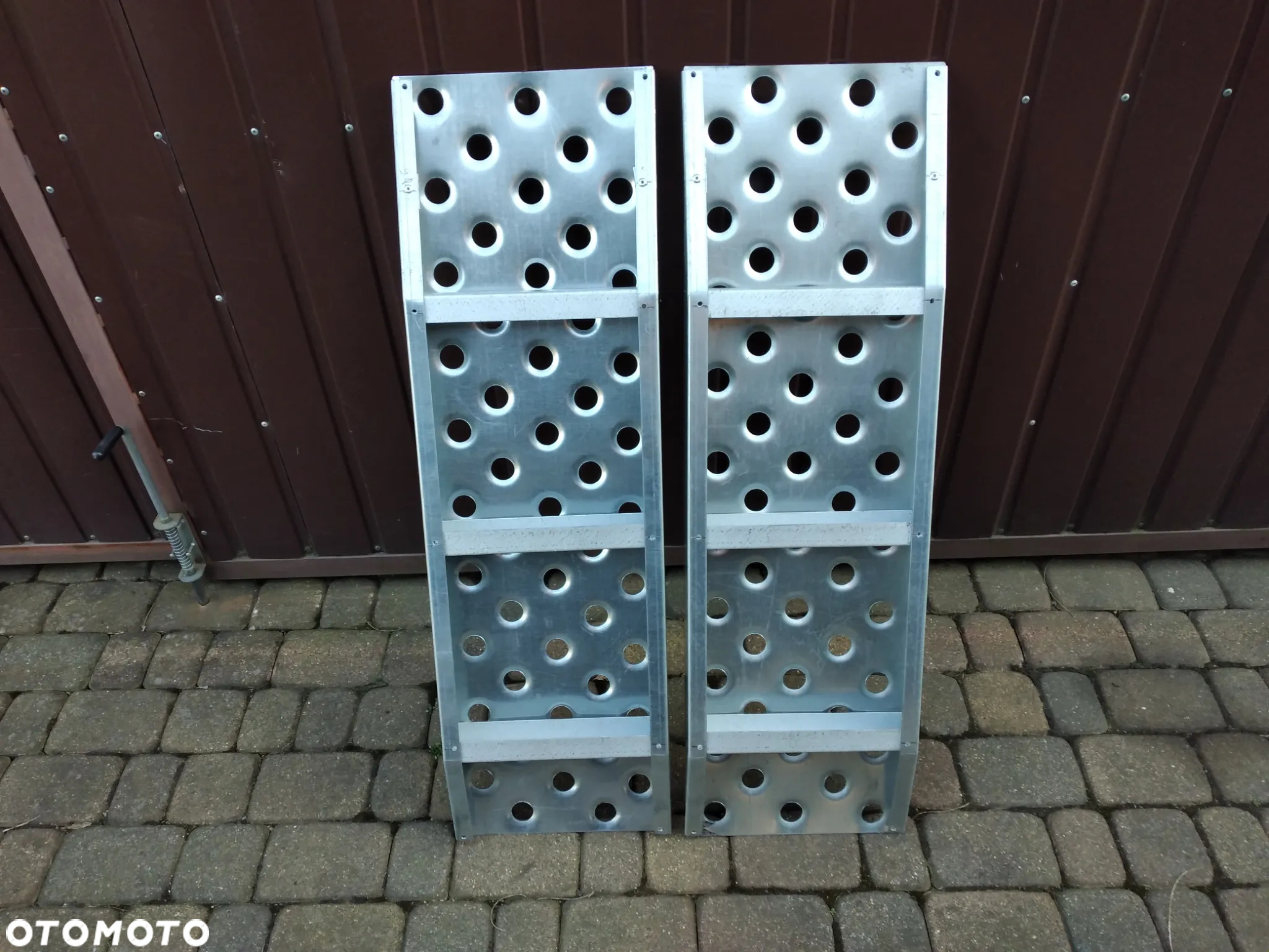 Przedłużki trap najazdów podjazdów wjazdów ocynkowane 1000 x 300 x 60 mm cena za 2 szt - 3