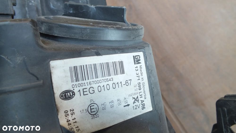 Lampa przednia lewa prawa Opel Astra 4 J chrom - 18