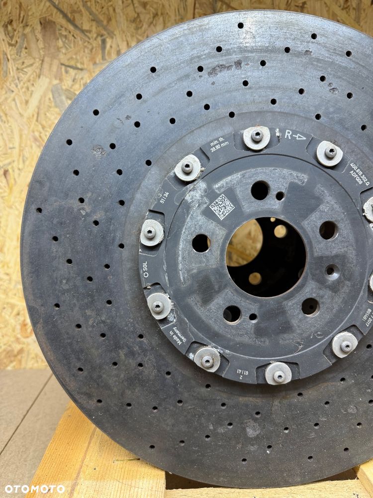 TARCZE HAMULCOWE CERAMICZNE PRZÓD AUDI A6 RS6 A7 RS7 C7 4G0 4G0615301AJ 4G0615302Q LEWA PRAWA - 10