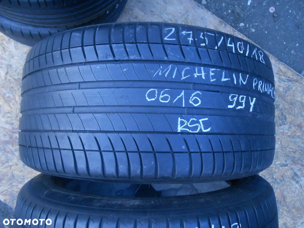 OPONY 275/40R18 MICHELIN PRIMACY 3 MOE RSC DOT 0616 6MM - 2