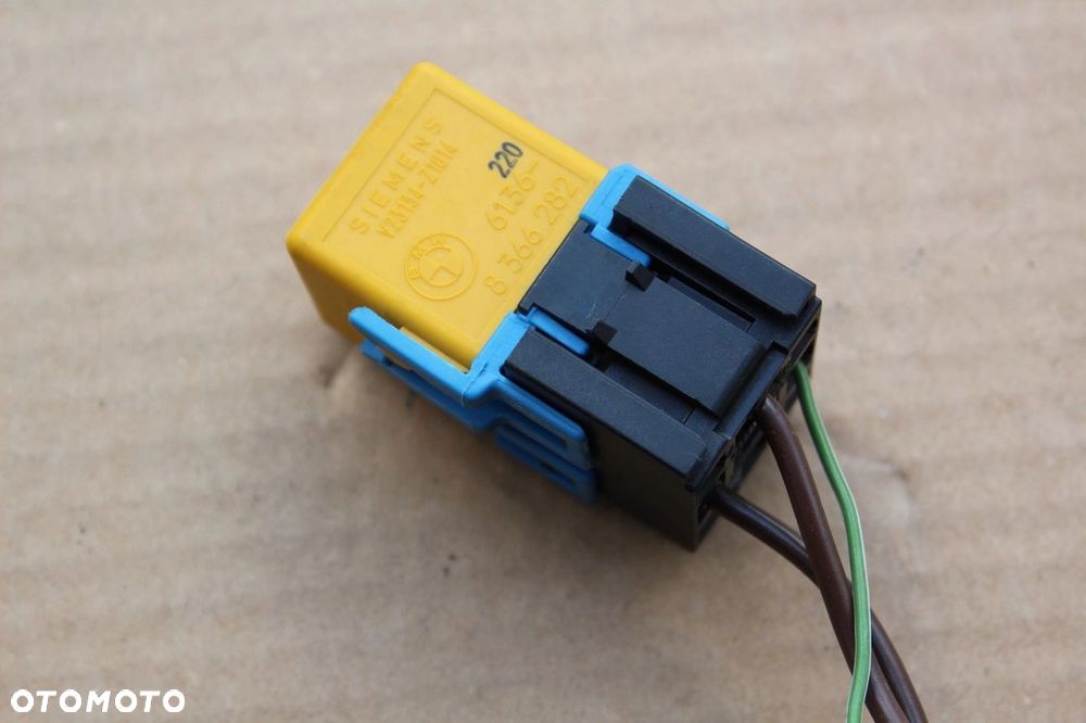 Przekaźnik BMW żółty SIEMENS 8366282 - 1