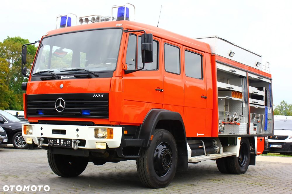 Mercedes-Benz 1124AF Samochód Specjalny -Pożarniczy  napęd 4x4 Mały Przebieg 32 tyś km Zbiornik Wody 2900L  Stan Perfekt - 12