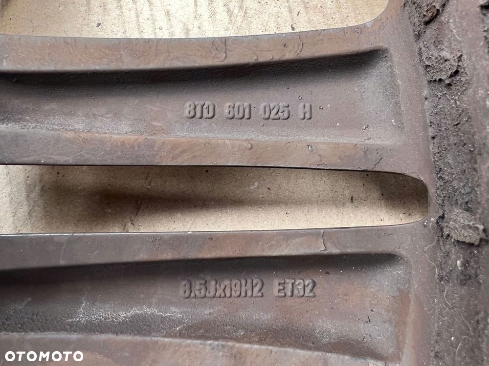 audi a5 8t felga aluminiowa 8.5" x 19" 5x112 et 32 8t0601025h - 9