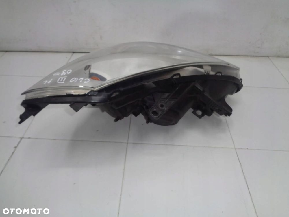 renault clio iii fl 09-12 lampa lewa lewy przód 8200892493 - 5