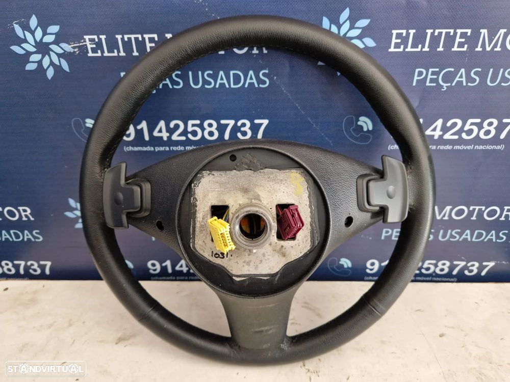 Volante usado pele com airbag MERCEDES CLASS C W204 PATILHAS AUTOMATICO - 6