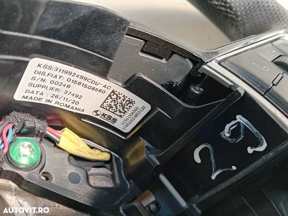 Volan Din Piele Cu Comenzi Alfa Stelvio Giulia Quadrifoglio Original Stare Foarte Buna An 2017-2022 - 8