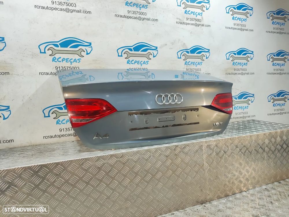 Tampa / Porta da Mala Audi A4 B8 Sedan - Pré Facelift - Farolins | Simbolo | Forra - 8