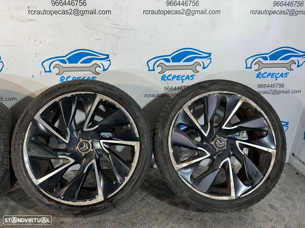 .Conjunto Jantes 19 Originais Citroen DS DS5 DS4 8.5J ET29 4x108 - 6