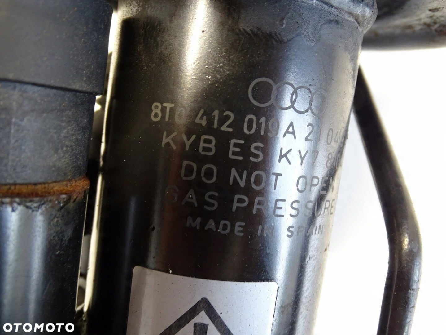 AMORTYZATOR AMOR LEWY PRZÓD RS5 8T 8T0412019A - 5