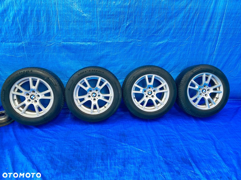 KOŁA KOŁO 17 FELGA ALUMINIOWE ALUSY 17" x 8J  5X120 ; 72.6 mm ET46 KOMPLET ; OPONY WIELOSEZONOWE WIELOSEZON CAŁOROCZNE IMPERIAL ; BMW X3 E83 E53 E60 E61 E65 ; 3412060 ORYGINAŁ - 1