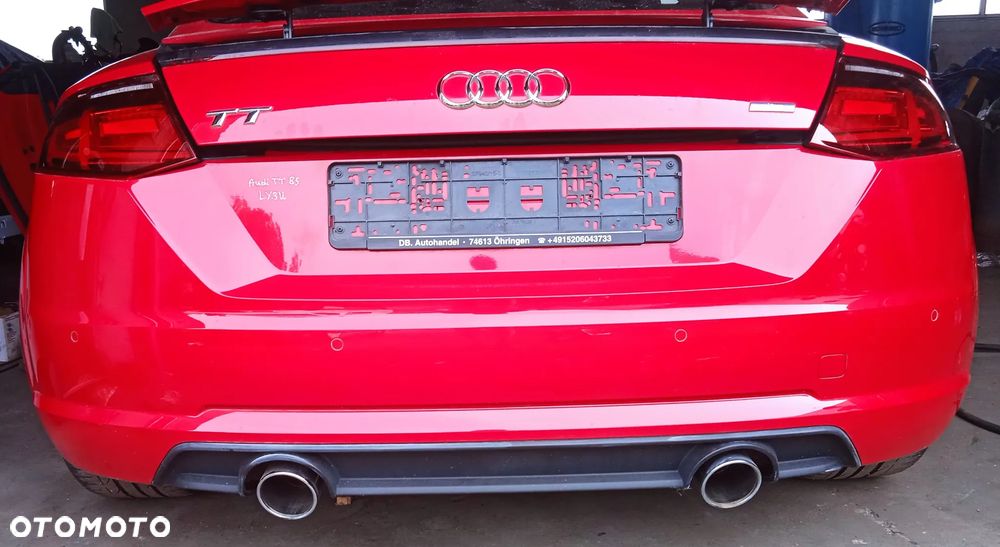 Zderzak tył Audi TT 8S 2015- kod lakieru żółty LZ1A czerwony LY3U - 5