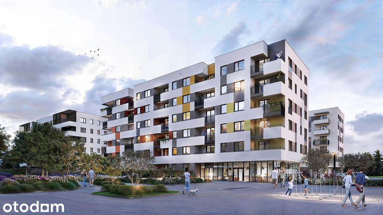 2-pokojowe mieszkanie 42m2 + balkon - Pełny obrazek: 5/9
