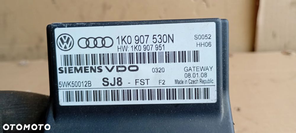 Moduł sterownik Gateway VW Golf V 1K0907530N - 4