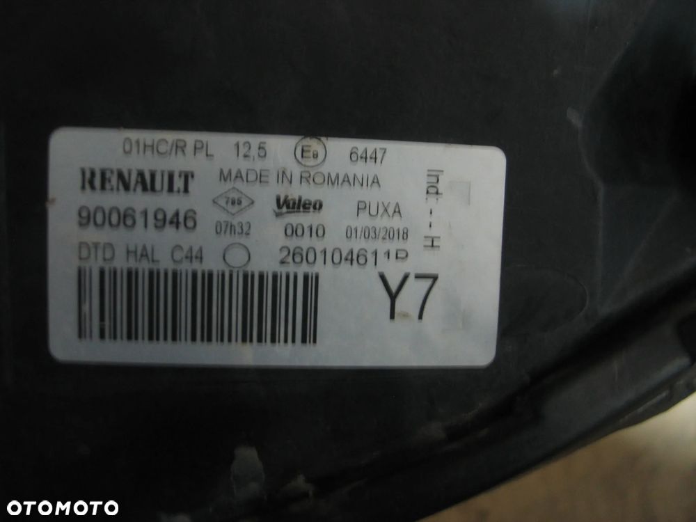lampa przod renault twingo 2 II lift 12-14r. oryginal europa - 14