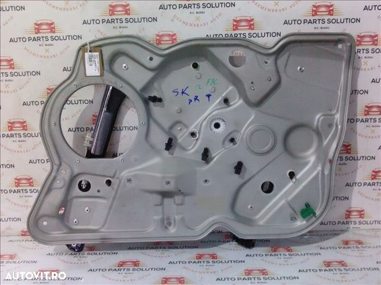 macara geam dreapta fata skoda octavia 2 an fabr. 2011 - 1