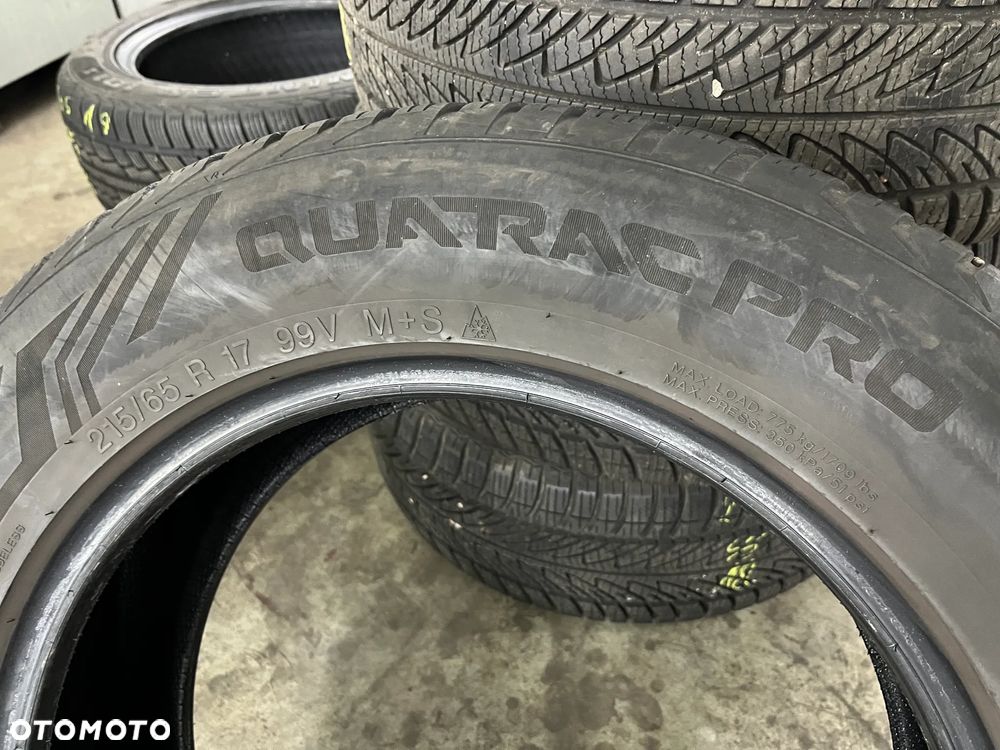 4x Opony wielosezonowe 215/65R17 VREDESTEIN QUATRAC PRO 6mm Promocja!! - 6