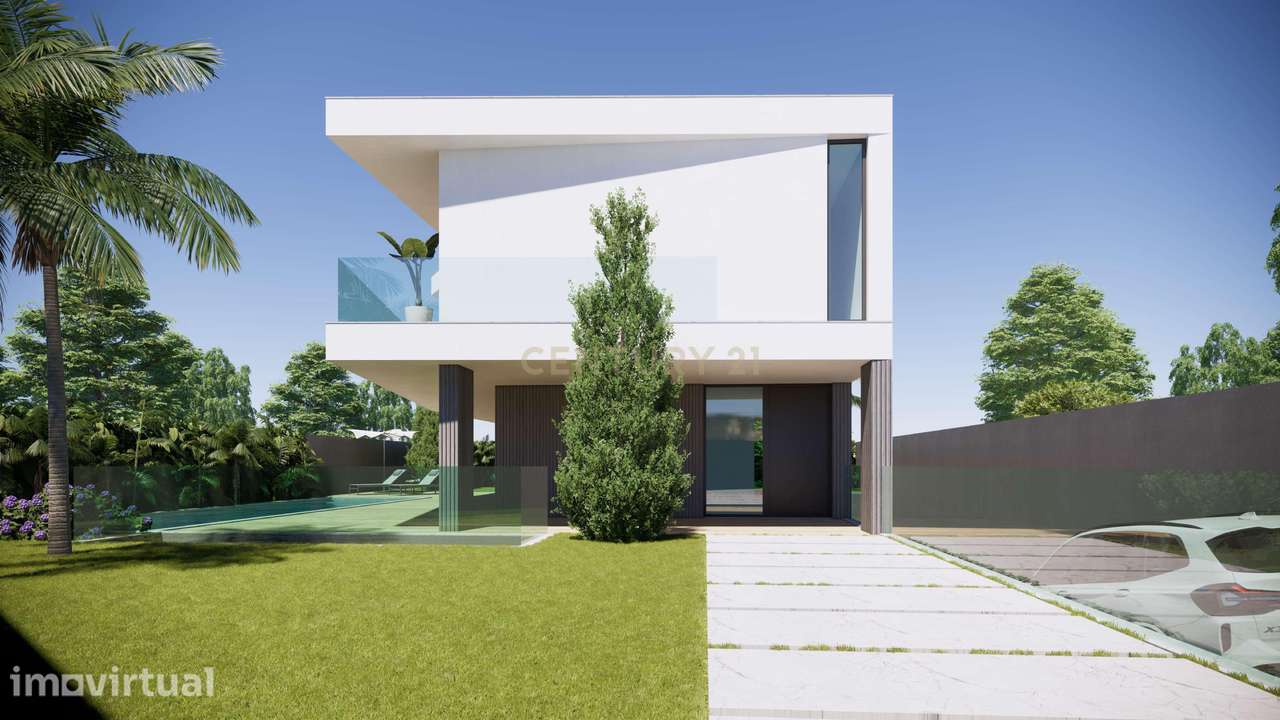 Terreno em Albarraque com Projeto para T5 com piscina e Licença a Paga - Grande imagem: 2/11