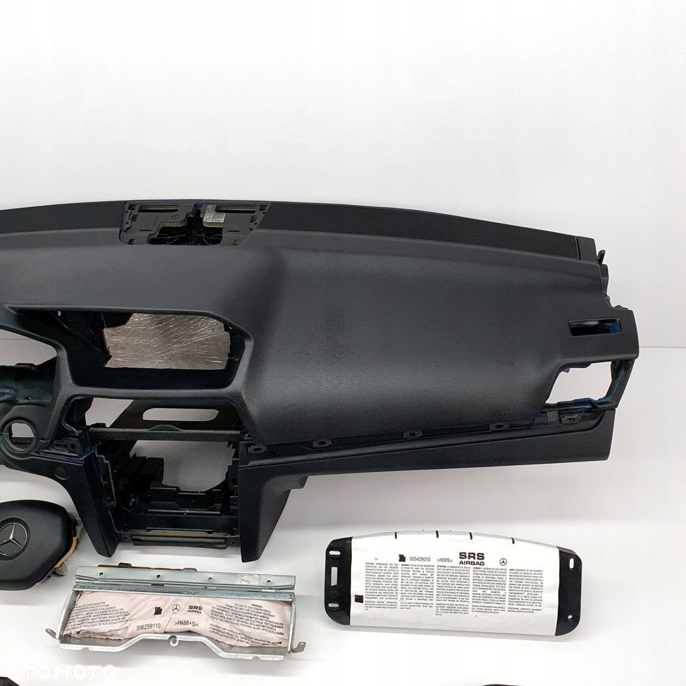 MERCEDES E KLASA W207 DESKA ROZDZIELCZA KONSOLA KOKPIT PULPIT PODUSZKI AIRBAG AIR BAG PASY KIT SET - 3