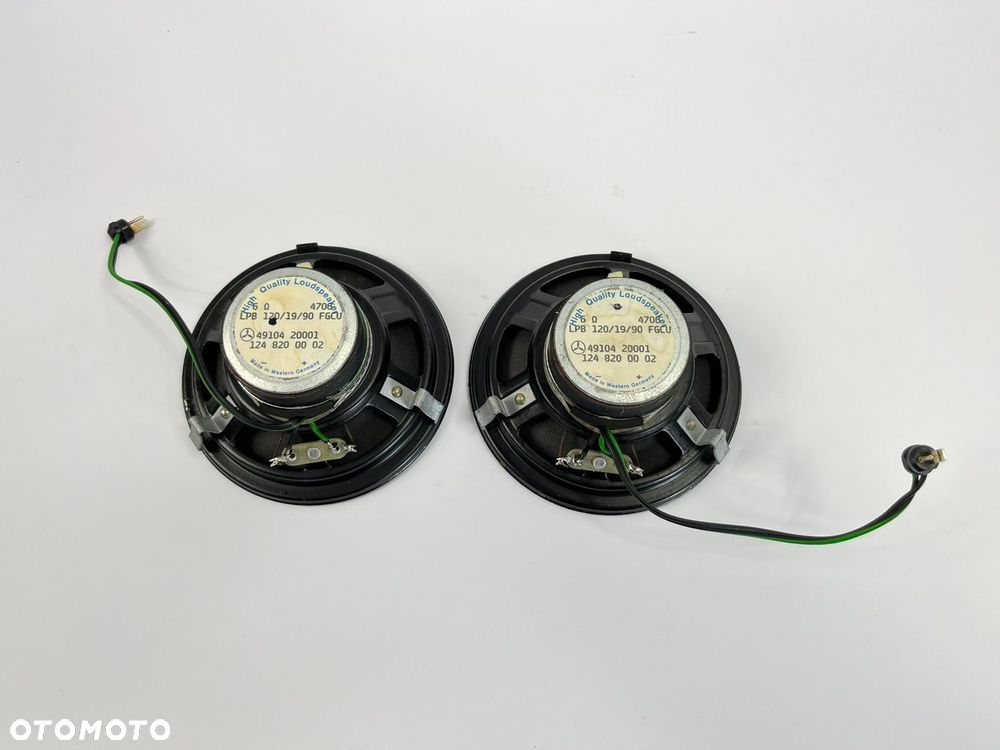 ORYGINALNE GŁOŚNIKI W DESKE ROZDZIELCZĄ KONSOLĘ MERCEDES W124 1248200002 - 5