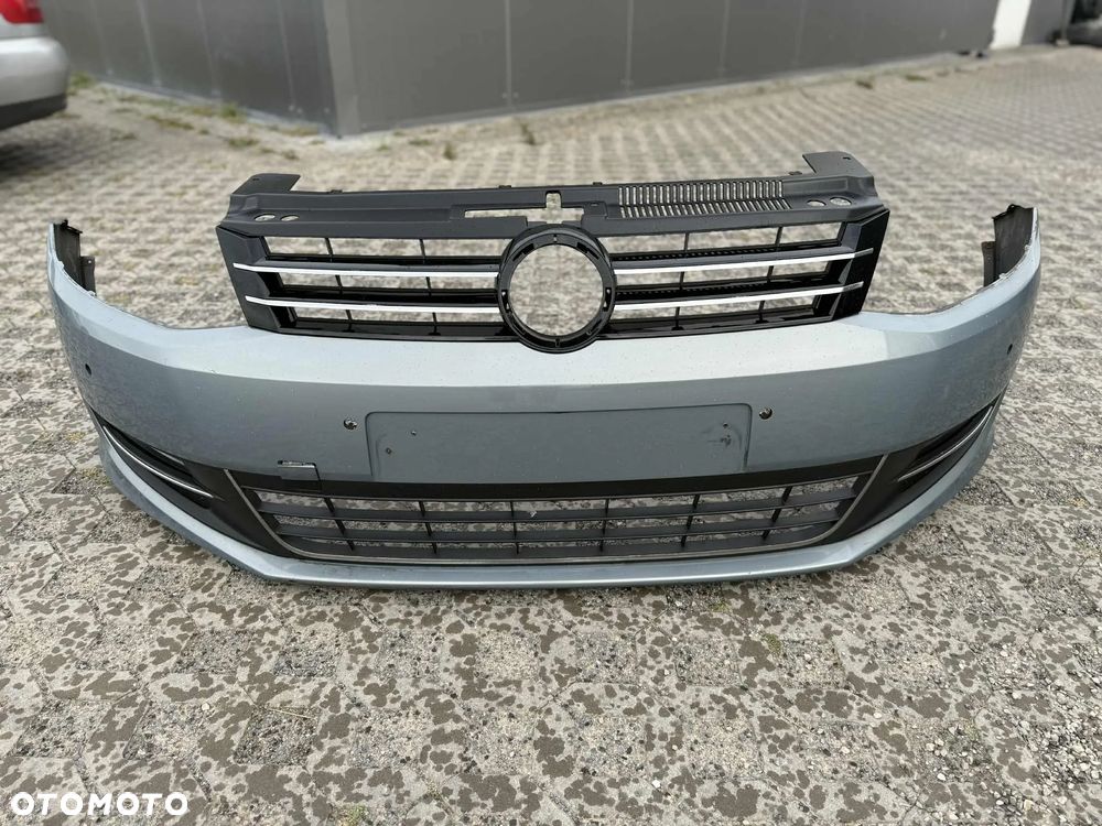 VW Sharan II 7N Zderzak przód przedni kompletny 4xPDC Grill LR7J 2010-2015r - 5