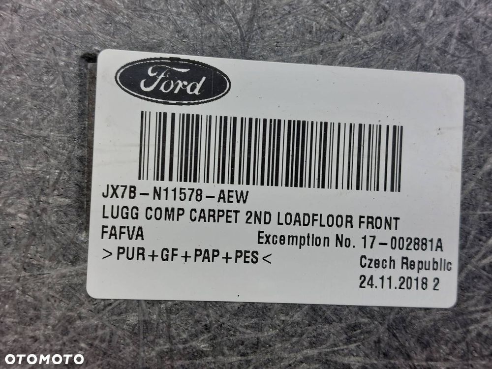 WYKŁADZINA PODŁOGA DYWAN FORD FOCUS MK4 KOMBI JX7B-N11578-AEW - 3