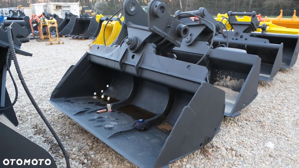 łyżka skarpowa hydrauliczna duża 220 cm sworznie 90mm do koparki - 1