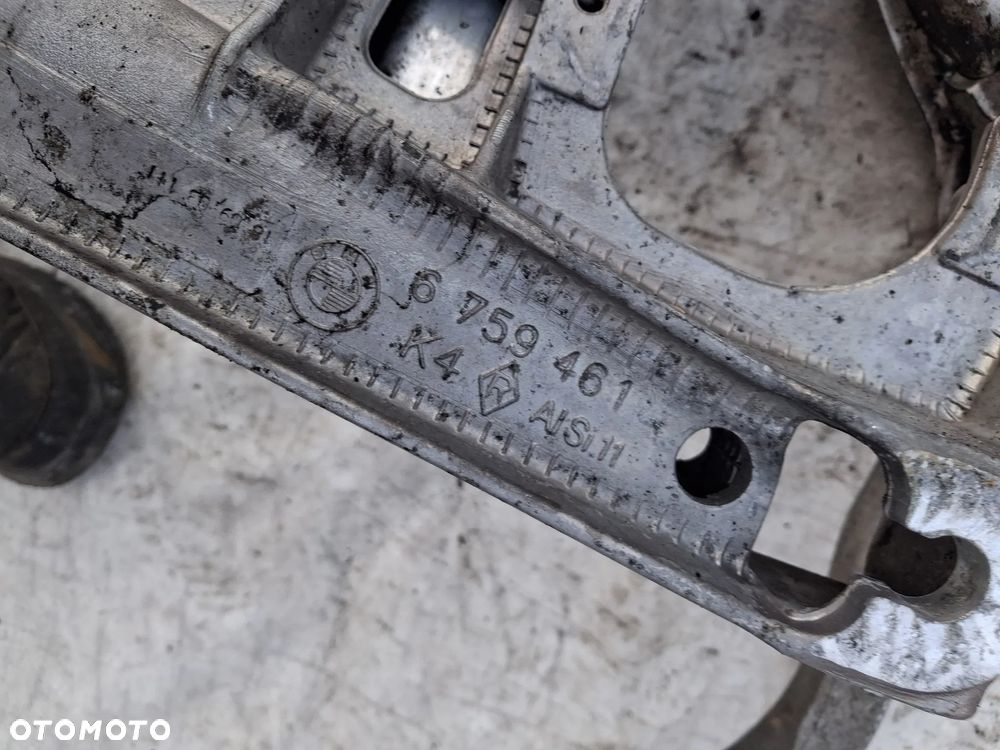 BMW 5 E60 E61 E63 Wózek belka sanki kołyska przód 6759461 rama pomocnicza przednia ORYGINAŁ - 2