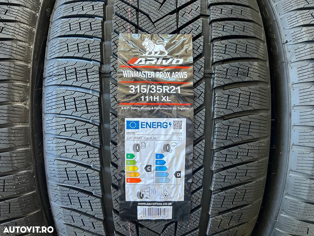 4 anvelope iarna 275-40-21 si 315-35-21 BMW G05 G06 G07 X5 X6  Mercedes GLC Porsche cauciuci iarna 275-40-21 si 315-35-21 - 3