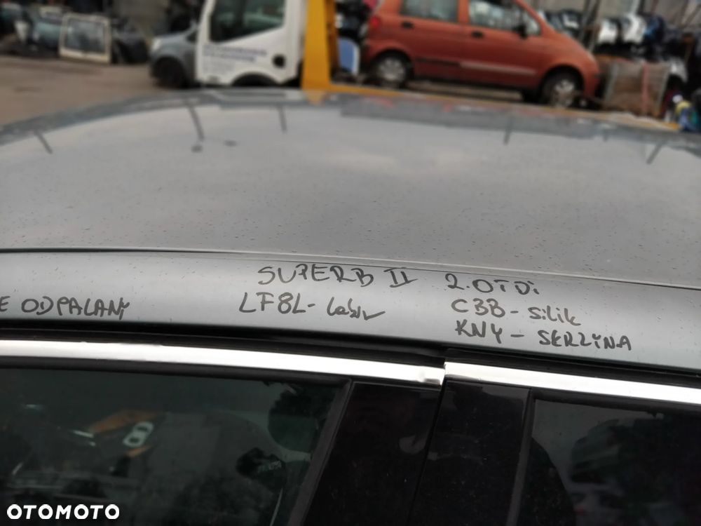 Skoda Superb 2 z silnikiem 2,0 tdi ozn. CBB i skrzynią manualną KNY lakier kod LF8L - 6