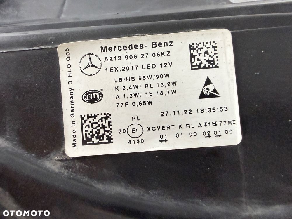 Lampa przednia lewa Mercedes-Benz E klasa W213 A213 MULTIBEAM - 4