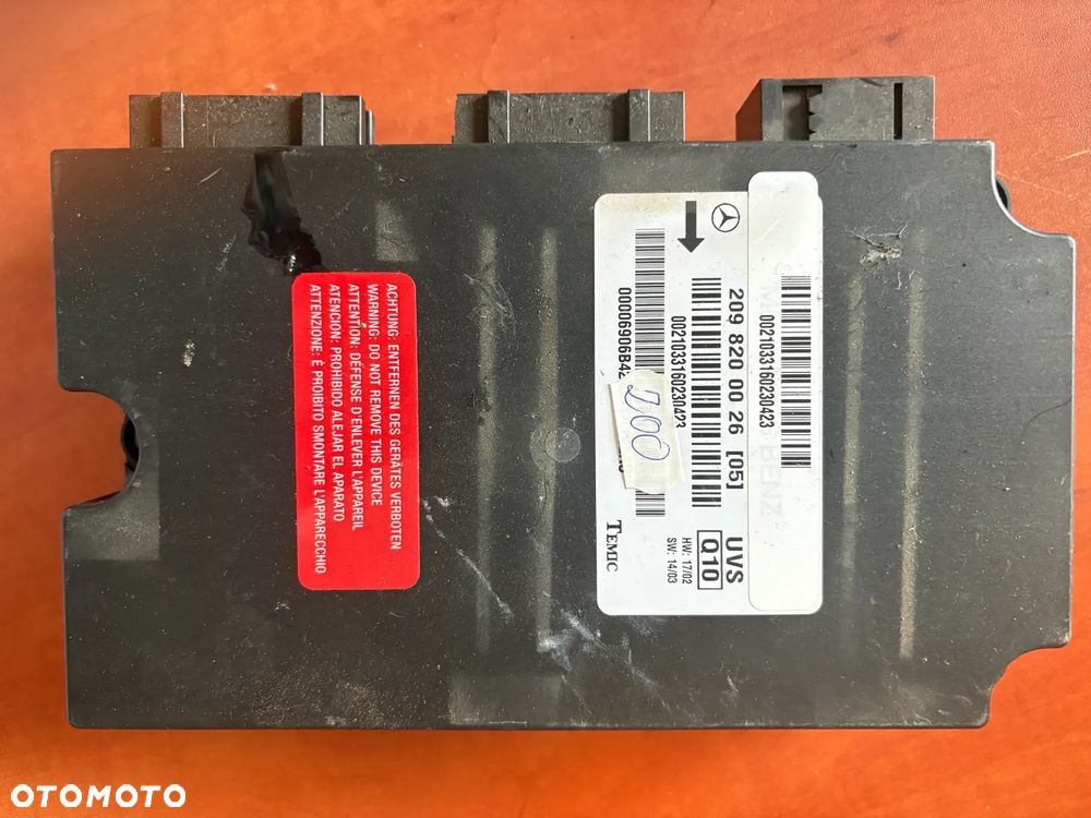 MODUŁ NADWOZIA MERCEDES CLK 209 2098200026 - 1