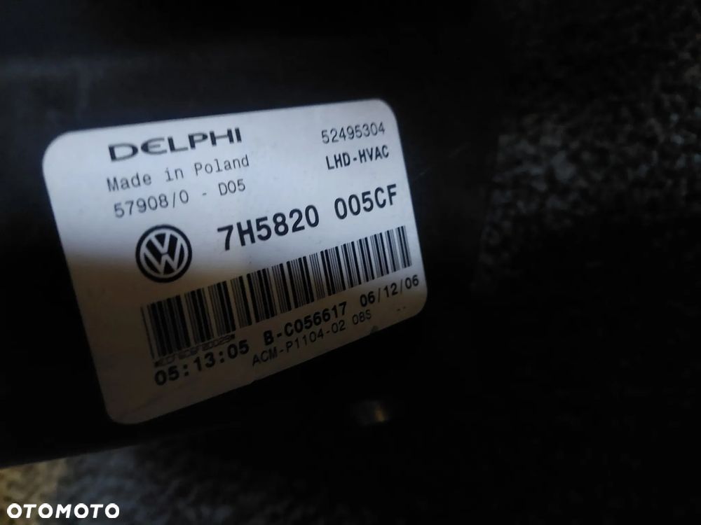 VOLKSWAGEN T5 MULTIVAN NAGRZEWNICA KLIMATRONIC 7H5820005CF RAF-AUTO - 3