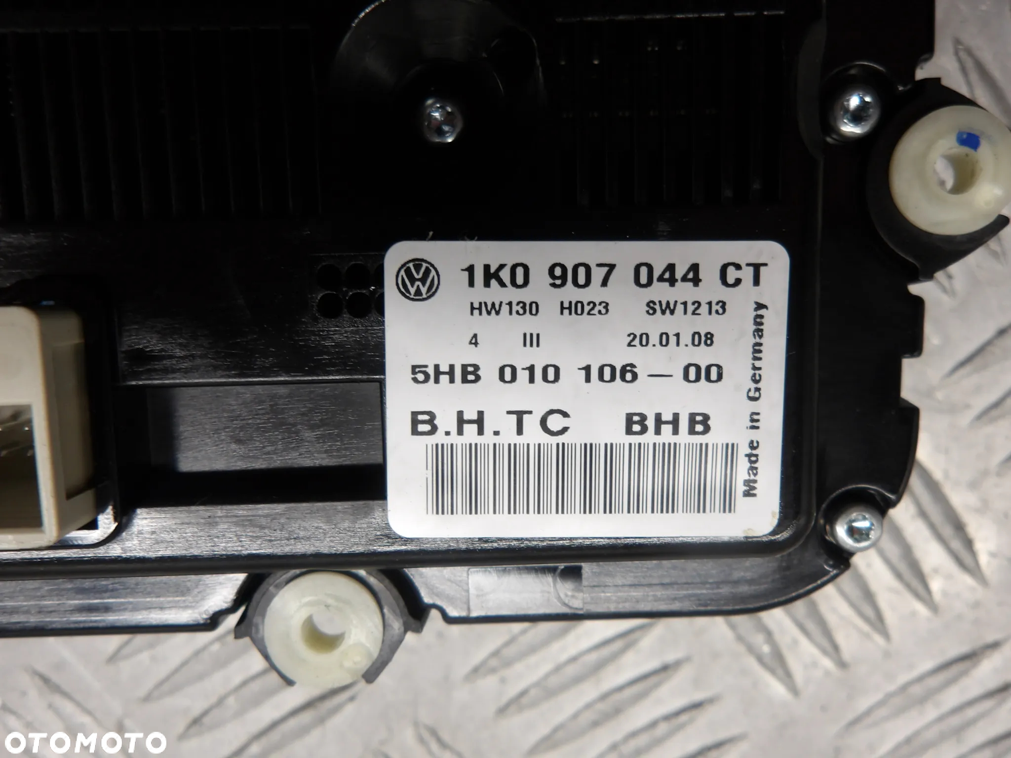 VW JETTA V 05-10 PANEL KLIMATYZACJI 1K0907044 - 4