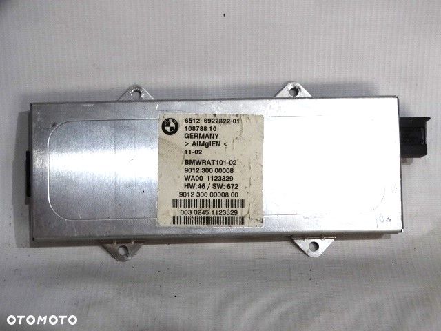BMW E65 E66 Moduł Wzmacniacz Anteny Amplituner Tuner antenowy moduł radia FM AM - 1